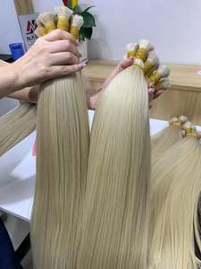 Meilleures ventes en vrac Extensions de cheveux humains vierges Remy Cheveux vietnamiens droits - Product Image 5