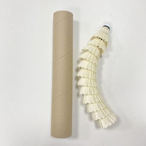 Volant de badminton <span class=keywords><strong>MASTER</strong></span> N°6 en plumes de dindon naturelles, classe B, <span class=keywords><strong>super</strong></span> durable, 12 paquets, pour intérieur et extérieur, en fibre de bois, vente chaude en usine - Product Image 4