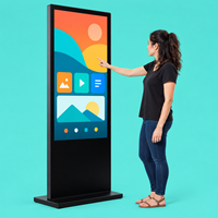Layar LCD Indoor Outdoor 85 65 55 43 32 Inci, Layar Display Iklan, Kios Digital Signage dan Display Totem