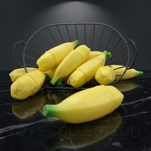 Juguete Antiestrés de Plátano Elástico al por Mayor con Expresión Divertida para Niños, Ideal para Aliviar el Estrés y Jugar - Product Image 1