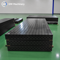 Table de soudage flexible 3D nitrurée, banc de soudage modulaire perforé pour la fabrication métallique, poste de travail de soudage industriel de précision