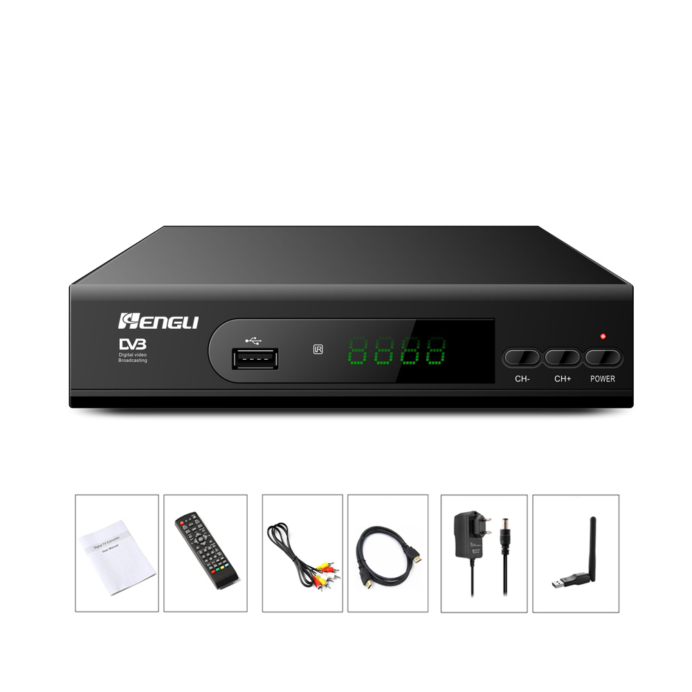 HD et PÉRITEL DVB-T2 Décodeur avec PVR pour Enregistrer Vos Favoris Montre