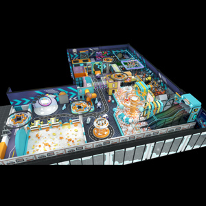 Sân chơi trong nhà thương mại đa chức năng thể thao Tương Lai Trung tâm giải trí phiêu lưu công viên mềm trẻ em trampolines - Product Image 2