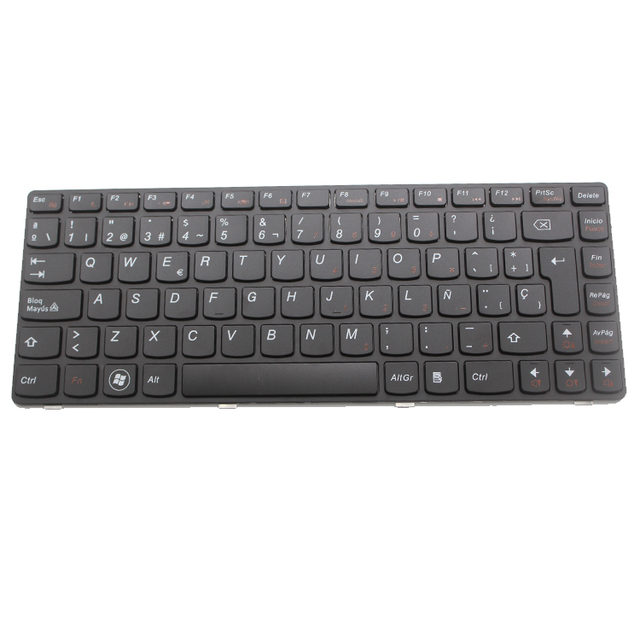 Laptop Teclado for Lenovo G480 G485 Z480 Z380 Z485 G410 G490 G400 G405 Series SP Spanish Black Laptop Keyboard
