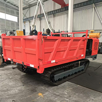 Produit chaud sur chenilles Dumper Euro 5 CE EPA boue route monté sur chenilles véhicule de Transport Mini ferme sur chenilles Dumper en Stock