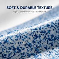 Vente directe du fabricant, feuille décorative en PVC nacré bleu profond et blanc, imitation nacre, pour la décoration de boîtes à bijoux