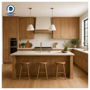 Gabinetes de Cocina <span class=keywords><strong>Prima</strong></span> de Madera Maciza de Roble Blanco, Ecológicos, Naturales, con Encimera de Piedra - Product Image 3