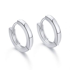 Pendientes de Aro Pequeños Dylam, Estilo Metalizado para Cartílago, Pendientes de Plata S925, Tipo Huggie, para Perforaciones - Product Image 1