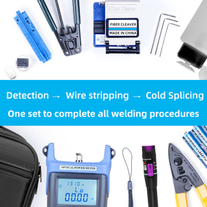 Vente en gros d'outils d'essai de compteurs de puissance à fibres optiques d'usine <span class=keywords><strong>FTH</strong></span> kit d'outils à fibres optiques avec coupe - Product Image 2