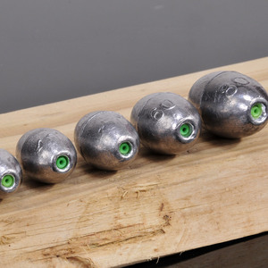 Plomada de Pesca Aohu, Forma de Oliva, 40g, con Núcleo de Plástico, para Pesca de Carpa - Product Image 2