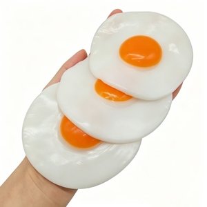 High Quality Hot Selling Squishy <b>Toy</b> Fried <b>Egg</b> Fidget <b>Toy</b> TPR Squeeze <b>Toy</b> for Children - Product Image 5