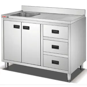 Évier sur pied en acier inoxydable, salle de bain, robuste, taille personnalisée, armoire/évier de cuisine, italien S/S avec armoire en australie