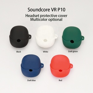 Muestra Gratuita de Fundas Protectoras de Silicona para Auriculares Inalámbricos Soundcore <span class=keywords><strong>VR</strong></span> <span class=keywords><strong>P10</strong></span>, Fundas de Silicona Antigolpes con Gancho - Product Image 3