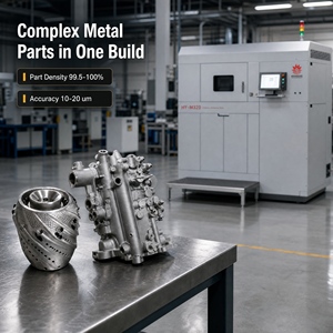 Metal SLM 3D HY-M320 Industrial Stainless Steel 3D <b>Printer</b> USB/<b>WiFi</b> High-Power <b>Laser</b> Fast Precise Metal Component Windows OS - Product Image 2
