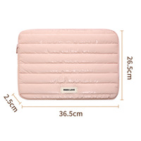 Nouveau Portable 13.3 pouces 14 pouces sac d'ordinateur doux matelassé sac d'ordinateur portable en tissu