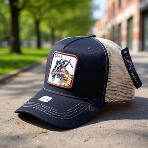 Casquette de camionneur en maille à 6 panneaux, réglable, unisexe, décontractée, printemps-été - Product Image 2