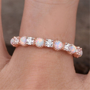 Anello Ovale Color Rosa per Donne, Stile Europeo e Americano, Elegante Accessorio per Dito - Product Image 3