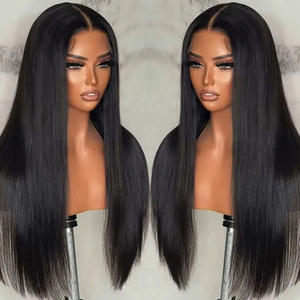 للبيع بالجملة شعر مستعار برازيلي مستقيم بدانتيل ، شعر مستعار بدانتيل أمامي كامل مع شعر رضيع ، شعر مستعار عالي الدقة للنساء السمراوات - Product Image 3