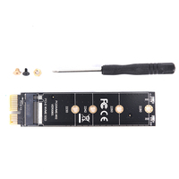 Adaptateur PCIE vers M2 NVMe SSD M2 PCIE X1 Raiser PCI-E PCI Express Connecteur M Key Prend en charge les SSD M.2 2230 2242 2260 2280 Pleine vitesse