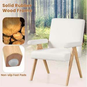 <span class=keywords><strong>Fauteuil</strong></span> de lecture rembourré à prix abordable, <span class=keywords><strong>fauteuil</strong></span> d'appoint en <span class=keywords><strong>tissu</strong></span> avec structure en bois massif - Product Image 2