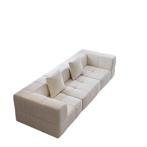 Sofá de Tela Minimalista Moderno Italiano JJY-013, Conjunto Modular Esquinero Simple para Salas de Estar Pequeñas y Grandes, con Función Reclinable - Product Image 2