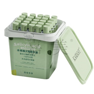 Caja de embalaje ESENCIA DE ÁCIDO SALICÍLICO Caja de plástico cuadrada de 1Ltr con contenedores herméticos de un solo uso a prueba de manipulaciones - Product Image 2