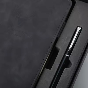 Chất lượng cao A6 tùy chỉnh in bìa cứng Pu da máy tính xách tay Bộ Quà Tặng bán buôn khuyến mại máy tính xách tay - Product Image 2