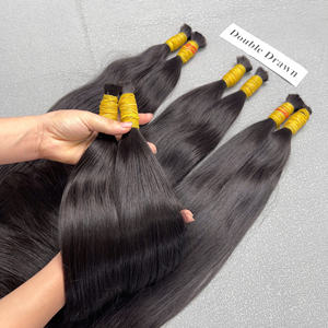 Extensiones de cabello humano vietnamita 100% de lujo superventas, cabello ondulado Natural sin procesar de 30 pulgadas a granel de alta calidad - Product Image 1