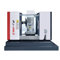 Centre d'usinage vertical à trois broches PJ-H63 centre d'usinage horizontal tour cnc fraiseuse VMC mchaine