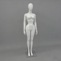 Nouveau mannequin de présentation en plastique ABS pour bijoux, taille plus, taille cintrée, femme, pose debout, avec support de tête
