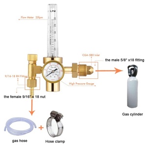 高品質TIG溶接アメリカンタイプ<span class=keywords><strong>Argon</strong></span>流量計レギュレーター - Product Image 2