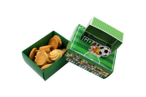 Boîtes en papier pour cadeaux et friandises sur le thème du football, boîtes pour bonbons, biscuits, en-cas, chips, pop-corn pour les fêtes sur le thème du football - Product Image 5