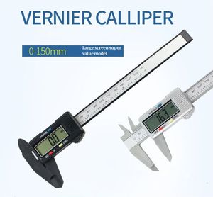 0-150 Mm 6 pollici strumento di misurazione dello schermo Lcd calibro digitale nonio elettronico micrometro righello Vernier pinze - Product Image 6