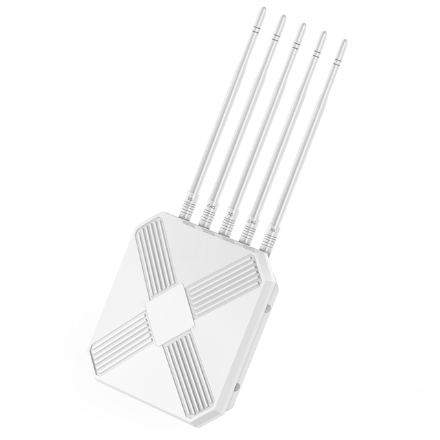 AX3000 Outdoor WiFi Extender 3000Mbps Dual Band Wireless Repeater Long Range WiFi Signal Booster with 5dBi External Antenna
