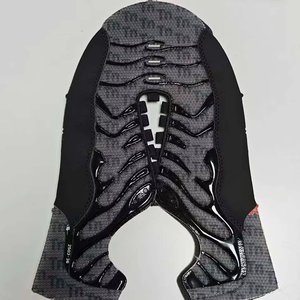 Matériaux semi-finis personnalisables pour empeignes de chaussures de sport noires, respirantes et confortables, en PVC et maille, à prix abordable - Product Image 5