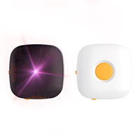 Mini lampe de sécurité LED pour l'entraînement des animaux de compagnie, dispositif d'entraînement du comportement canin avec alerte par vibration