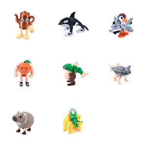 Vashine 3D in ý brainrot PLA thân thiện với môi trippi troppi Vật liệu hành động hình đồ chơi trulimero trulichina vui toi - Product Image 5