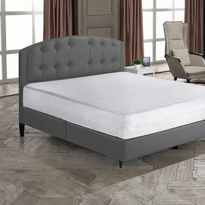 Premium transpirable suave algodón Terry superficie 100% impermeable colchón cubierta lavable protector de colchón con cremallera - Product Image 2