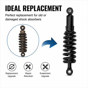 Amortisseur arrière universel réglable de 250 mm, suspension à amortissement, ressort de 10 mm pour moto tout-terrain, <span class=keywords><strong>quad</strong></span>, buggy, ATV de 50 cc à 125 cc - Product Image 3