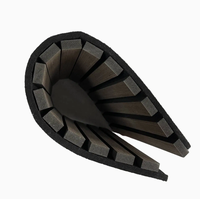 Panneaux acoustiques en MDF et fibre de polyester au design moderne, écologiques, NRC 80%, motif concave-convexe pour hôtels, écoles, salles de conférence