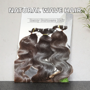 Cabello Humano Virgen Remy Indio de Lujo, Ondulado/Rizado Liso, 100% Cabello Humano Natural, Color Natural, Sin Procesar, Cutícula Alineada - Product Image 3