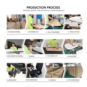 Venda Direta de Fábrica Cadeira de Escritório Executiva Ergonômica Moderna em Malha Preta com Encosto Alto Confortável, <span class=keywords><strong>Base</strong></span> de Aço com Altura Ajustável - Product Image 6