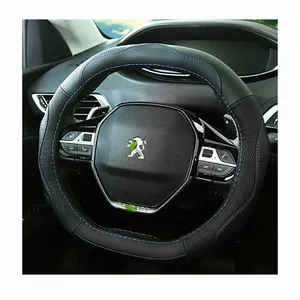 For PEUGEOT 4008 racing car steering wheel cover fiber leather car steering protect cover