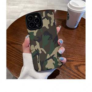 เคสโทรศัพท์ลายพรางสำหรับ iPhone 15 14 12 11 13 Pro 15Pro 14Pro Max Mini X XS X S Max XR 7 8 Plus Iphone15 แบบกันกระแทก - Product Image 3