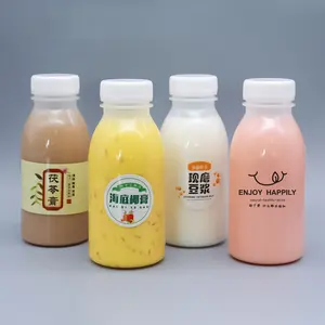 300ml 350ml 400ml 500ml PP Food Grade Plastic Beverage High Temperature Resistant Plastic Bottle PP Hot Filling Pet Bottles