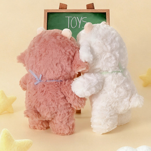 Jouets moutons super doux Kawaii, moutons en peluche pour bébés, poupées moutons debout, animaux en peluche pour filles et garçons avec rembourrage en coton PP - Product Image 2