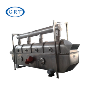 Séchoir à lit fluidisé vibrant 316 SUS pour chauffage industriel au gaz naturel pour granules de sel de mie de pain - Product Image 1