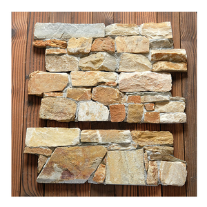 Canada Popular Front House Nature Quartz <span class=keywords><strong>Slate</strong></span> Đá Veneer Cho Trụ Cột Góc <span class=keywords><strong>Rusty</strong></span> Xếp Chồng Lên Nhau Đá Xanh Panel Ngoài Trời - Product Image 2