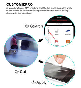 ซอฟแวร์ในตัวตัดล็อตเตอร์สำหรับ TPU ไฮโดรเจลป้องกันหน้าจอและปกหลังเครื่องตัดผิว - Product Image 5