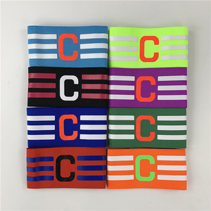 Brassard de capitaine de football personnalisé pas cher pâte enroulement crochet boucle élastique manches équipement d'entraînement - Product Image 6